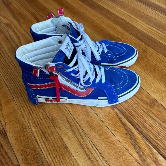 Vans Sk8-Hi Reissue Cap Skateboard Surf the Web Racing - Picture 3 of 10